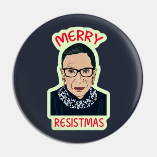 Merry Resistmas Pin