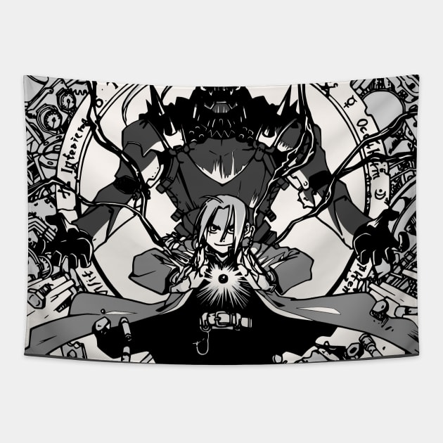 Fullmetal Alchemist Anime Manga 4 Tapestry by MaxGraphic