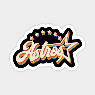 Vintage Astros Houston baseball Magnet