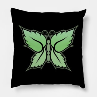 Mint Butterfly Pillow