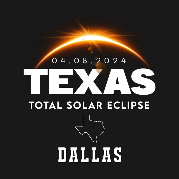 Total Solar Eclipse 2024 Dallas Texas by ANAREL