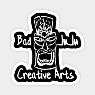 Bad JuJu Creative Arts Black Logo Magnet