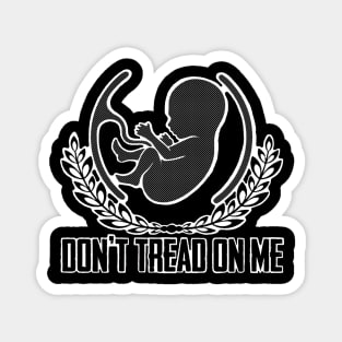 Gadsden Flag Pro Life Baby Magnet