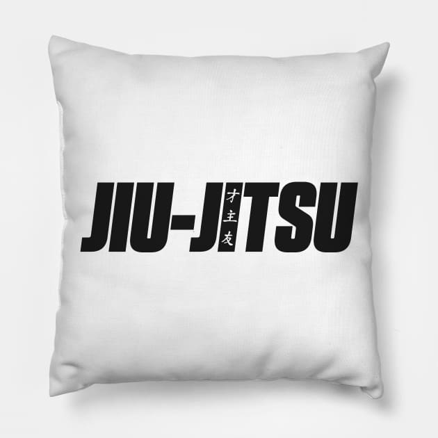 Brazilian Jiu Jitsu (BJJ) Pillow by fromherotozero