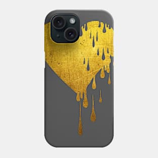 Bleeding Gold Heart Phone Case