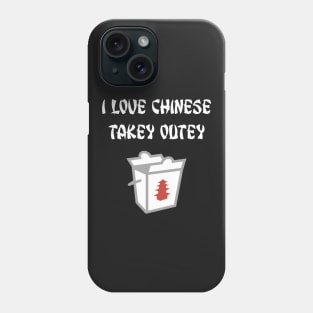 Funny Chinese Food Take Out Box Phone Case