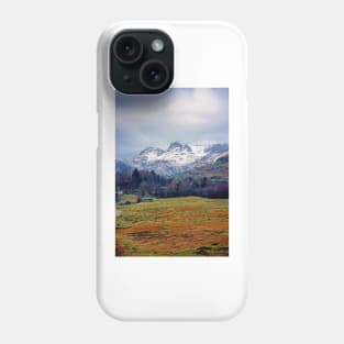 The Langdale Pikes From Elterwater, England Phone Case