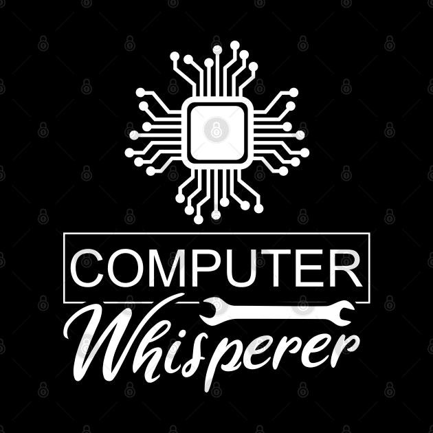 Computer Whisperer Geek Gift by FamiLane