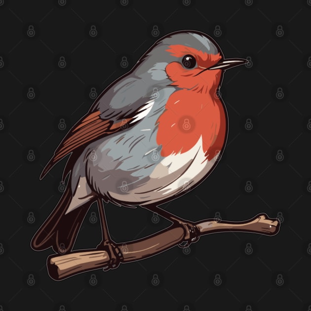 Red Robin Bird by BaliChili