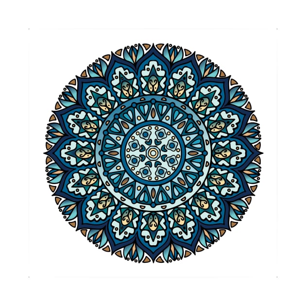 Pattern Mandalas 257 (Style:12) by luminousstore