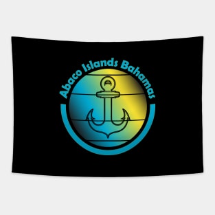 Sailing Yacht Anchor - Abaco Islands Bahama Vibes Tapestry