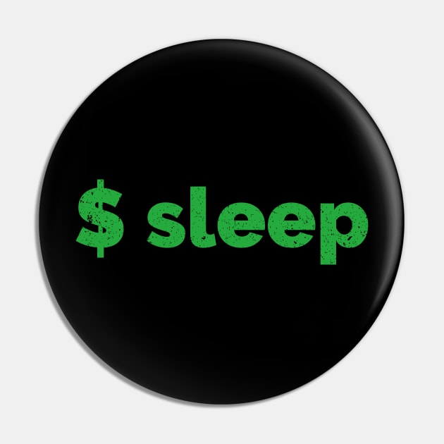 Linux Hacker 'Sleep' Command Pin by Cyber Club Tees