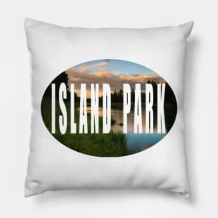 Island Park Bumper Sticker Pillow