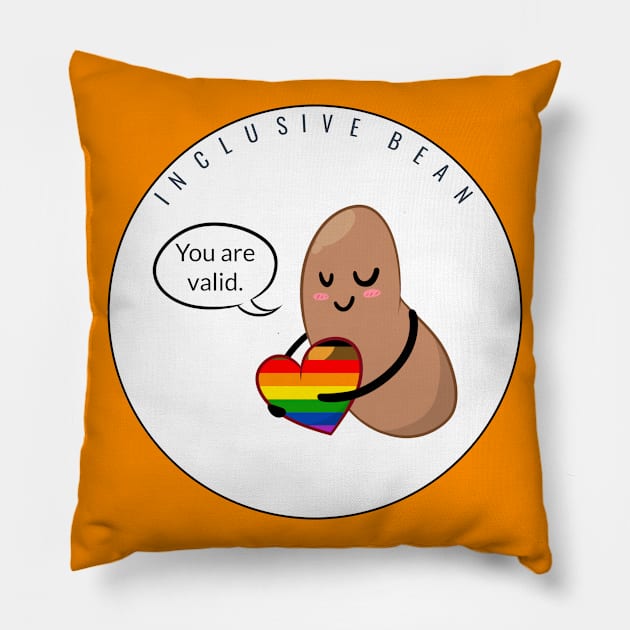 Philly Pride Flag: Inclusive Bean Pillow by Bri the Bearded Spoonie Babe