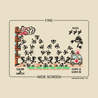 Game & Watch: Fire T-Shirt