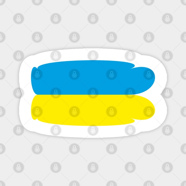 Ukrainian flag Magnet by Alekvik