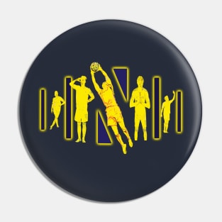 Nashville Soccer Player Logo Pin