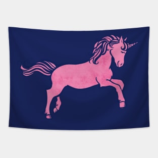 Pink Unicorn Tapestry