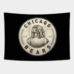 Vintage Chicago Bears 4 by Buck Tee Tapestry