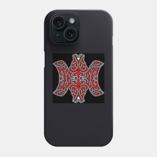 batik gorga batak motif 2 Phone Case