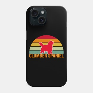 Clumber Spaniel Vintage Silhouette Phone Case