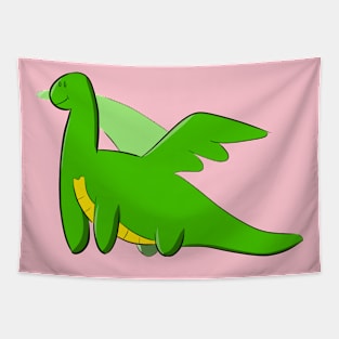 Kind Green Dinosaur Tapestry