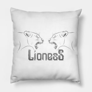 Lionesses Pillow