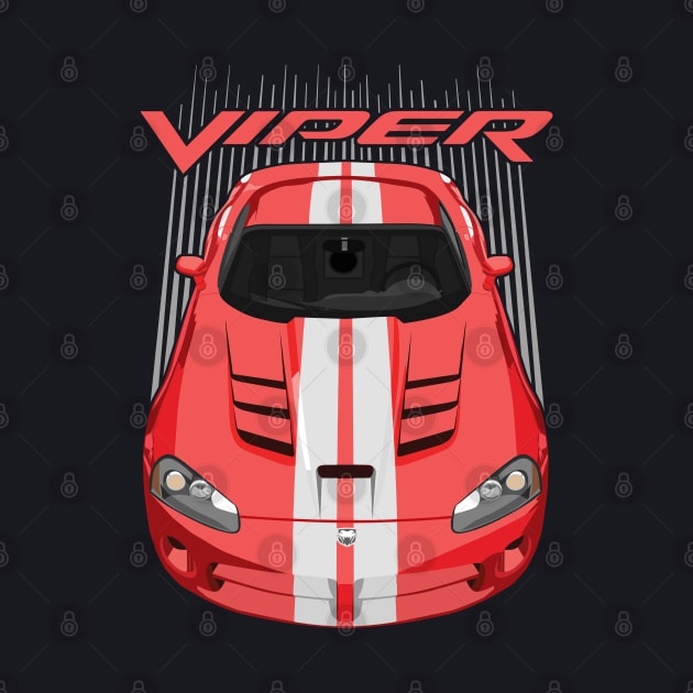 Viper SRT10-red and white by V8social