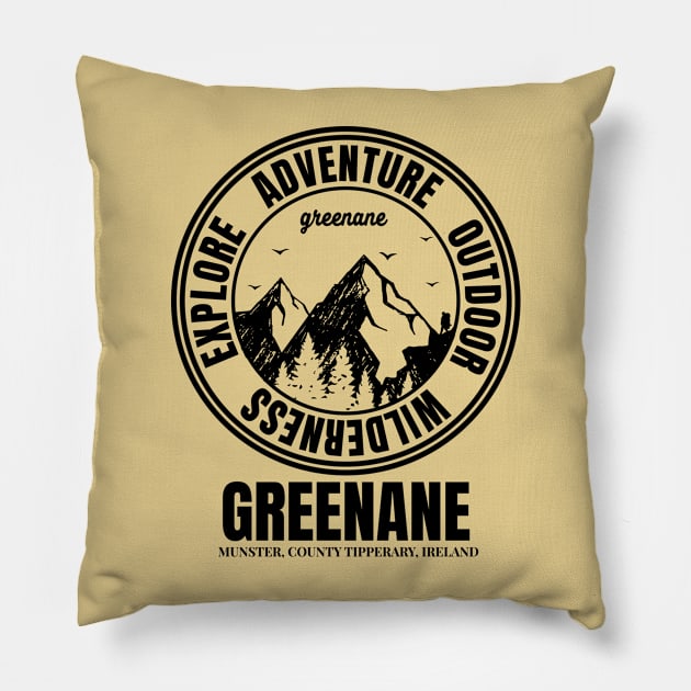 Irish Climbers - Tipperary Ireland, Greenane Mountain Pillow by Eire