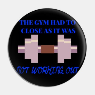 Funny and Creative Lifting and Fitness Pun Pin