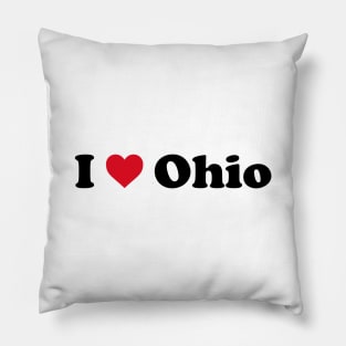 I Love Ohio Pillow