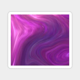 Abstract Purple Liquid 3 Magnet