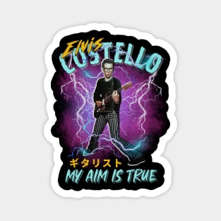 Elvis My Aim Is True Aesthetic Tribute 〶 Magnet