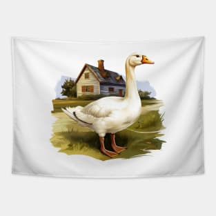 White Goose Tapestry