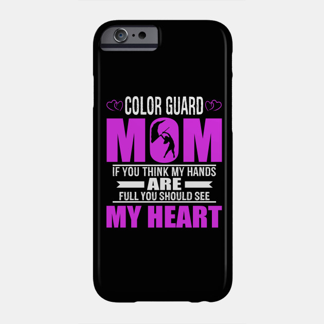 Color Guard Moms Full Heart Mothers Day T Shirt Mothers Day