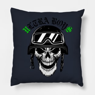 Ultras Boys Skull - dark night Light - Classic Vintage Summer Pillow