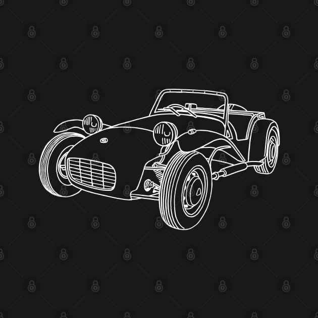 The classic Seven sports car by jaagdesign