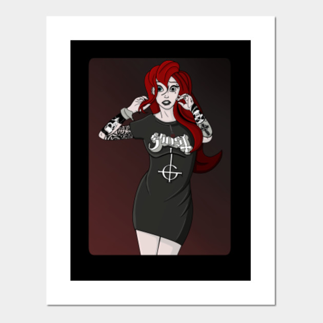Ghost Ariel Ariel Posters And Art Prints Teepublic Uk