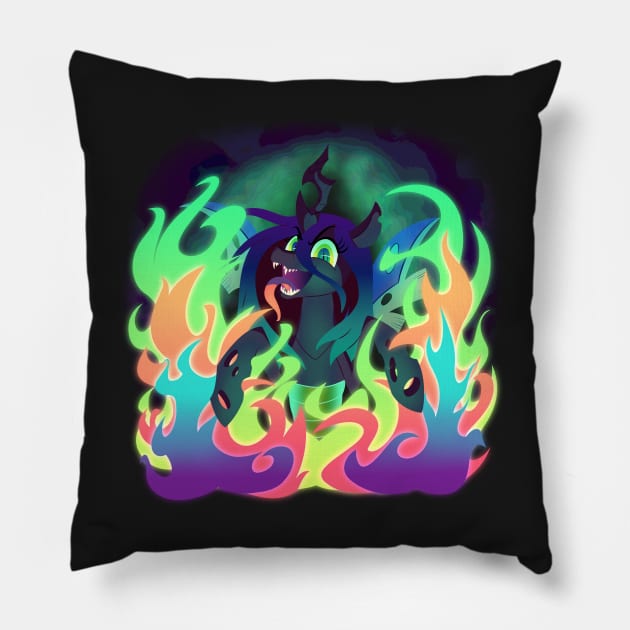Flames of Love Pillow by ParadigmPizza