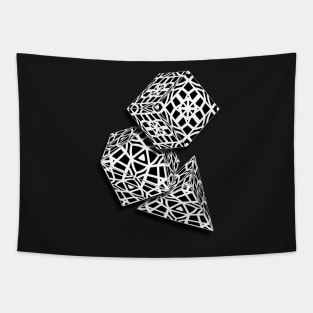 3D Cubes Tapestry