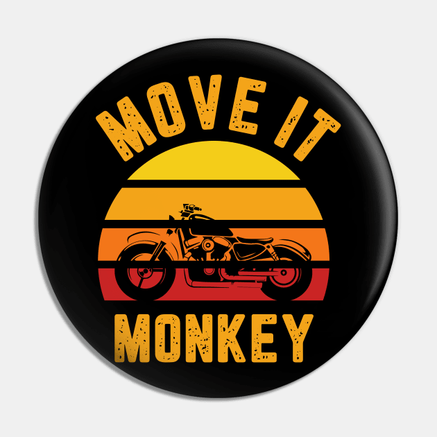 Biker Motorcycle Vinatge retro Pin by Imutobi