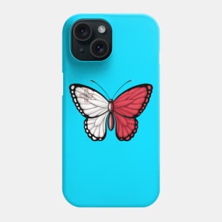 Maltese Flag Butterfly Phone Case