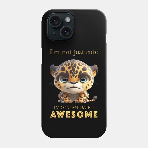 Panther Concentrated Awesome Cute Adorable Funny Quote Phone Case by Cubebox