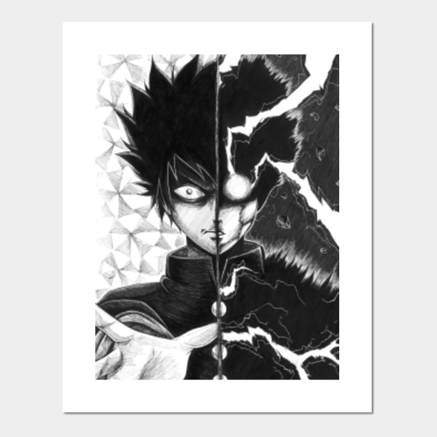 Wallpaper Mob Psycho Mobpsycho100 Affiche Et Impression D Art Teepublic Fr HD