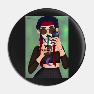 Gothic Selfie Pin