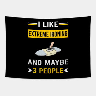 3 People Extreme Ironing Tapestry