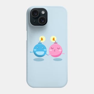 Our love is the bomb Phone Case