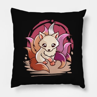 Lesbian Cute Kitsune Pillow