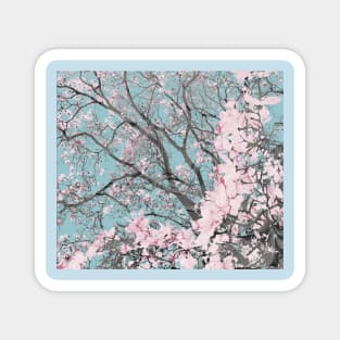 Underneath the Cherry Blossoms Magnet