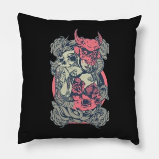 Lady Skull Pillow